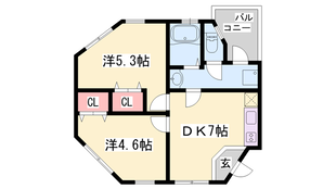 グリーンパレスの物件間取画像